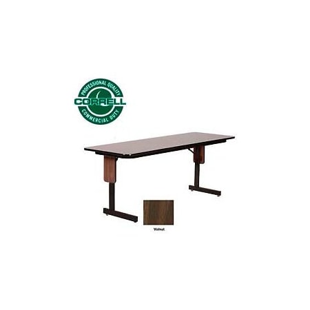 Correll Correll Folding Seminar Table - 24in x 60in - Walnut SP2460PX-01